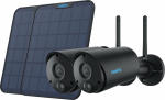 Camera IP Reolink Reolink 2x B320-B Battery-WiFi + 2x Solarpanel schwarz
