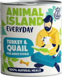 ANIMAL ISLAND Everyday Turkey and quail - wet dog food - 800g