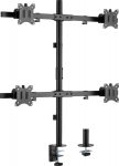 InLine Tischhalterung - f&uuml;r 4x LCD-/LED-Display bis 81cm (32") - max. 9kg