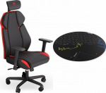 Endorfy Armchair Armchair Endorfy Meta RD black and red (EY8A006) + Floor Pad FP110C