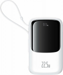 Baseus Power bank 10000mAh Qpow Pro+ 22.5W USB-C - white Power bank 10000mAh Qpow Pro+ 22.5W USB-C - white