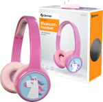 Headphones Denver BTH-106P Kinder BT Over-Ear Headset pink