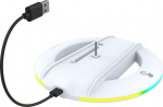 iPega P5S025S Vertical Stand with RGB for PS5 Slim/PS5 Pro White