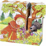 Goki Blocks with pictures, fairy tales, 9 el. (57542)