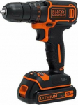 Cordless Drill Black&Decker BDCDC18K 18 V 1 x battery 1.5 Ah