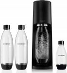 Saturator Sodastream Terra + 3 bottles + gas Black