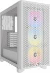CORSAIR Geh Midi 3000D RGB Airflow (Tempered Glass) White
