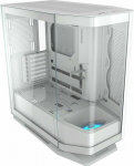 COUGAR Gaming Computer Cougar COUGAR | FV270 White | PC Case | Mid tower / Tempered, Curved Glass Perimeter / Quick Detachable Air Filters / Up to 9 Fans (1x120mm RGB Preinstalled) / White