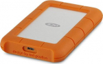 LaCie Rugged Secure STFR2000403 - Hard disk - encrypted - 2 TB - extern (portable) - USB 3.1 Gen 1 (USB-C Contact) - 256 bit AES - med 2 year's Rescue Data Recovery Service plan