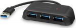 Speedlink USB hub Snappy Evo 4-port (SL-140109-BK)
