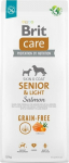 Brit Care Dog Grain Free Senior&Light Salmon 12kg