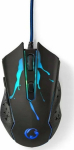 Mysz Nedis Nedis GMWD210BK mouse On the right side USB type-A Optical 3600 DPI