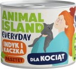 ANIMAL ISLAND Everyday Turkey and duck for kittens - wet cat food - 185g