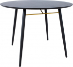 Dining table LUXEMBOURG D100xH75cm, black