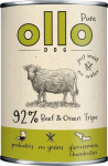 OLLO Pure Beef and Green tripe - wet dog food - 400g