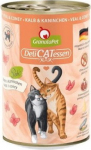 Lucky Lou GranataPet DeliCatessen veal and rabbit wet cat food 400g