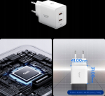 Spigen Essential 47W Wall Charger EE472EU, white