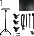 BITMAT Stand DNA DNA PLS2 laptop stand mixer projector do 10 kg steel smartphone holder safety straps wheels