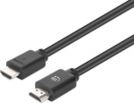 Manhattan 4K60 HDMI 2.0 Kabel 1 m 18 Gbit/s schwarz