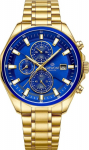 Giewont Chronograph Sapphire Men's Watch GW7290-B6 / gold blue