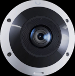 UBIQUITI UVC-G6-Pro-360-W All-weather, vandal-resistant 12MP PoE camera with panoramic 360 grade coverage, digital pan-tilt-zoom functionality, and smart IR functionality