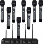 Microphone DNA DNA RV-8 Wireless set 8x battery-powered microphone