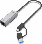 Unitek Hybrid adapter USB-C/USB-A do Network Gigabit Ethernet 2.5G