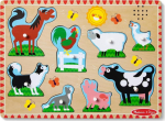 Melissa & Doug Farm animals, sound puzzle