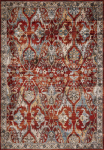 Carpet DARLY-5, 133x190cm, red/beige
