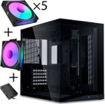 Lian Li O11 Dynamic Mini V2 "Total Flow" UNI FAN SL INF Edition - black (Incl. Controller)