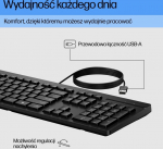 HP 125 G2 - Keyboard - 100% -, full size