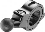 Interphone Aluminum handlebar or mirror mount for intercom housings with connector 17 mm