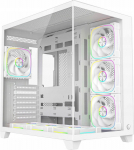 Rampage Obudowa PC with SEALITE tempered glass 7x ARGB fan PWM White - Rampage Obudowa PC with SEALITE tempered glass 7x ARGB fan PWM White