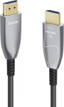 Hama 00202036, 20 m, HDMI Typ A (Standard), HDMI Typ A (Standard), 3D, 48 Gbit/s, Schwarz, Grau, Silber