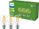 Philips Ultra Efficient Żar&oacute;wka LED E27 | A60 | 7.3W = 100W | 2700K Heat | 3 szt
