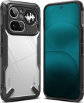 Kaitse&uuml;mbris Fusion X, Nothing Phone (4a) Pro, l&auml;bipaistev musta &auml;&auml;rega, Ringke