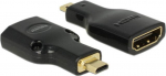 DELOCK HDMI Adapter A -> micro D Bu/St 4K Metallgeh&auml;use