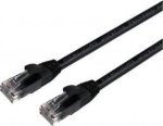 Mercodan UltraFlex Patchkabel KAT6, UTP, 1.0m, Sort, LSZH