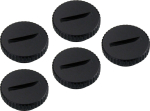Koolance Verschlussstopfen, G1/4-Zoll, Messing - 5er-Pack, schwarz