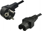 Logilink Warm device power cable Schukon.90&deg; auf C15 gerade,2m