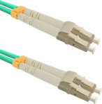 Qoltec Optic Patchcord LC/UPC - LC/UPC MM 50/125 OM4 1m (54343)