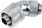 Alphacool HF Anschluss 45 Grad G1/4 Zoll AG auf 16/10mm - drehbar, chrome silber
