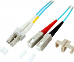 EFB Elektronik EFB Duplex Patchkabel LC-SC 50/125 OM3 LSZH 2mm 1.0m aqua