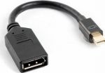 Adapter AV Lanberg DisplayPort Mini - DisplayPort czarny (AD-0003-BK)