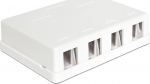 Delock Keystone Surface Mounted Box 4 Port