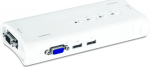 TRENDnet KVM 4-Port USB Switch Kit