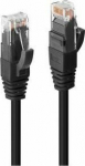Lindy 7.5m Cat.6 U/UTP LSZH Network, Cable, Black