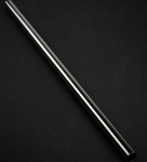 Bitspower None Chamfer Brass Hard Tubing 12mm AD, 500mm - black sparkle