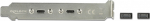 Delock Slot bracket - USB-Console - 20-pole USB 3.1 Header (M)