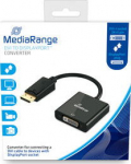 MediaRange DVI-I Buchse (24+5-pole)/ DP Stecker 15cm schwar
